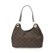 Pre-owned Canvas gucci-bags Gucci Vintage , Black , Dames