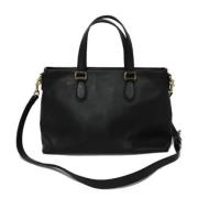 Pre-owned Leather gucci-bags Gucci Vintage , Black , Dames