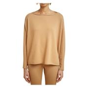 Kasjmier Boothals Trui Beige Liviana Conti , Beige , Dames