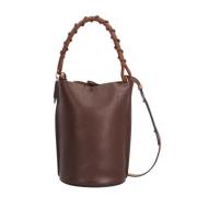 Pre-owned Leather shoulder-bags Loewe Pre-owned , Brown , Dames