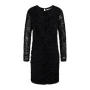 Zwart Jurk met Mesh Patroon RUE de Femme , Black , Dames