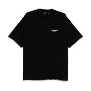 Zwart Katoenen Jersey Crew Neck T-shirt Represent , Black , Heren