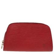 Pre-owned Leather shoulder-bags Louis Vuitton Vintage , Red , Dames