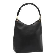 Pre-owned Leather gucci-bags Gucci Vintage , Black , Dames