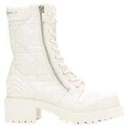 Pre-owned Leather boots Dior Vintage , White , Dames