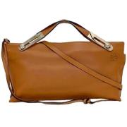 Pre-owned Leather handbags Loewe Pre-owned , Brown , Dames