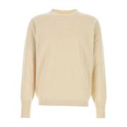 Zachte Cashmere Blend Sweater Maison Margiela , Beige , Heren