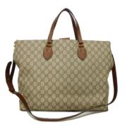 Pre-owned Leather gucci-bags Gucci Vintage , Beige , Dames