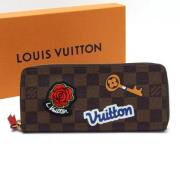 Pre-owned Canvas wallets Louis Vuitton Vintage , Brown , Dames