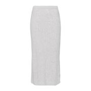 Zilvergrijze Rok Twinset , Gray , Dames