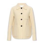 Wollen jas Jil Sander , Beige , Dames