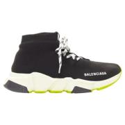 Pre-owned Cotton sneakers Balenciaga Vintage , Black , Dames