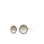 Klassieke ronde zonnebril Monroe Collection Mykita , Brown , Unisex