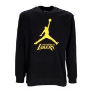 NBA Essentials Lakers Longsleeve Tee Jordan , Black , Heren