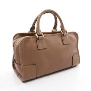 Pre-owned Leather handbags Loewe Pre-owned , Brown , Dames