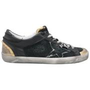 Zwarte Superstar Sneakers Golden Goose , Gray , Dames