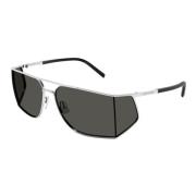 Klassieke Leren Schoudertas Saint Laurent , Gray , Dames