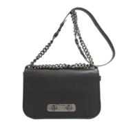 Pre-owned Leather shoulder-bags Coach Pre-owned , Black , Dames