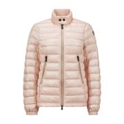 Roze Donsgevulde Opvouwbare Jas Moncler , Pink , Dames