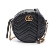 Pre-owned Leather gucci-bags Gucci Vintage , Black , Dames