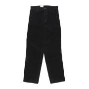 Zwarte Fluwelen Werkbroek met Gereedschapszakken Carhartt Wip , Black ...