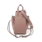 Pre-owned Leather handbags Loewe Pre-owned , Pink , Dames