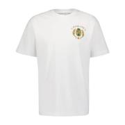 Wit T-shirt met rechte pasvorm Casablanca , White , Heren