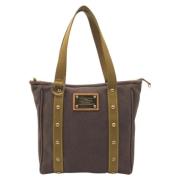 Pre-owned Canvas louis-vuitton-bags Louis Vuitton Vintage , Brown , Da...