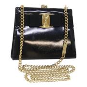 Pre-owned Leather crossbody-bags Salvatore Ferragamo Pre-owned , Black...