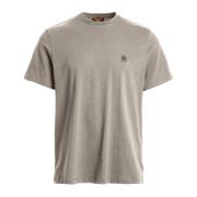 Casual Katoenen T-Shirt voor Mannen Parajumpers , Beige , Heren