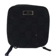 Pre-owned Canvas clutches Gucci Vintage , Black , Dames