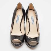 Pre-owned Fabric heels Prada Vintage , Black , Dames