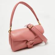 Pre-owned Leather shoulder-bags Coach Pre-owned , Pink , Dames