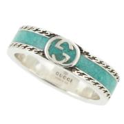 Pre-owned Metal rings Gucci Vintage , Green , Dames