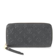 Pre-owned Canvas wallets Louis Vuitton Vintage , Black , Dames