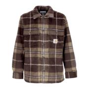 Geruite Fleece Shirt met Zakken Carhartt Wip , Multicolor , Unisex