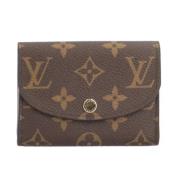 Pre-owned Canvas wallets Louis Vuitton Vintage , Brown , Dames