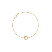 Kristal Ketting Armband - Goud Tory Burch , Yellow , Dames