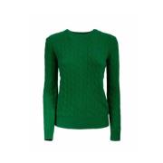 Lange Mouw Pullover Trui Polo Ralph Lauren , Green , Dames