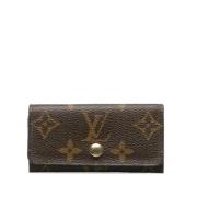 Pre-owned Canvas key-holders Louis Vuitton Vintage , Brown , Dames