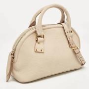 Pre-owned Leather pouches Burberry Vintage , Beige , Dames