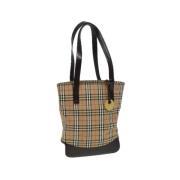 Pre-owned Canvas totes Burberry Vintage , Beige , Dames