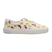 Bedrukte canvas sneakers Saint Laurent , White , Heren