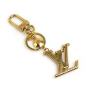 Pre-owned Metal key-holders Louis Vuitton Vintage , Yellow , Dames