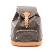 Pre-owned Canvas backpacks Louis Vuitton Vintage , Brown , Dames