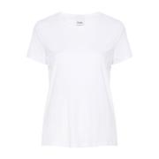 Witte T-shirts en Polos Allude , White , Dames