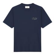 Donkerblauw T-shirt Model M190104 Olaf Hussein , Blue , Heren