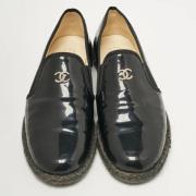 Pre-owned Fabric flats Chanel Vintage , Black , Dames