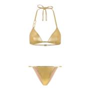 Laminato Bikini Dolce & Gabbana , Yellow , Dames