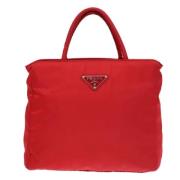 Pre-owned Fabric prada-bags Prada Vintage , Red , Dames